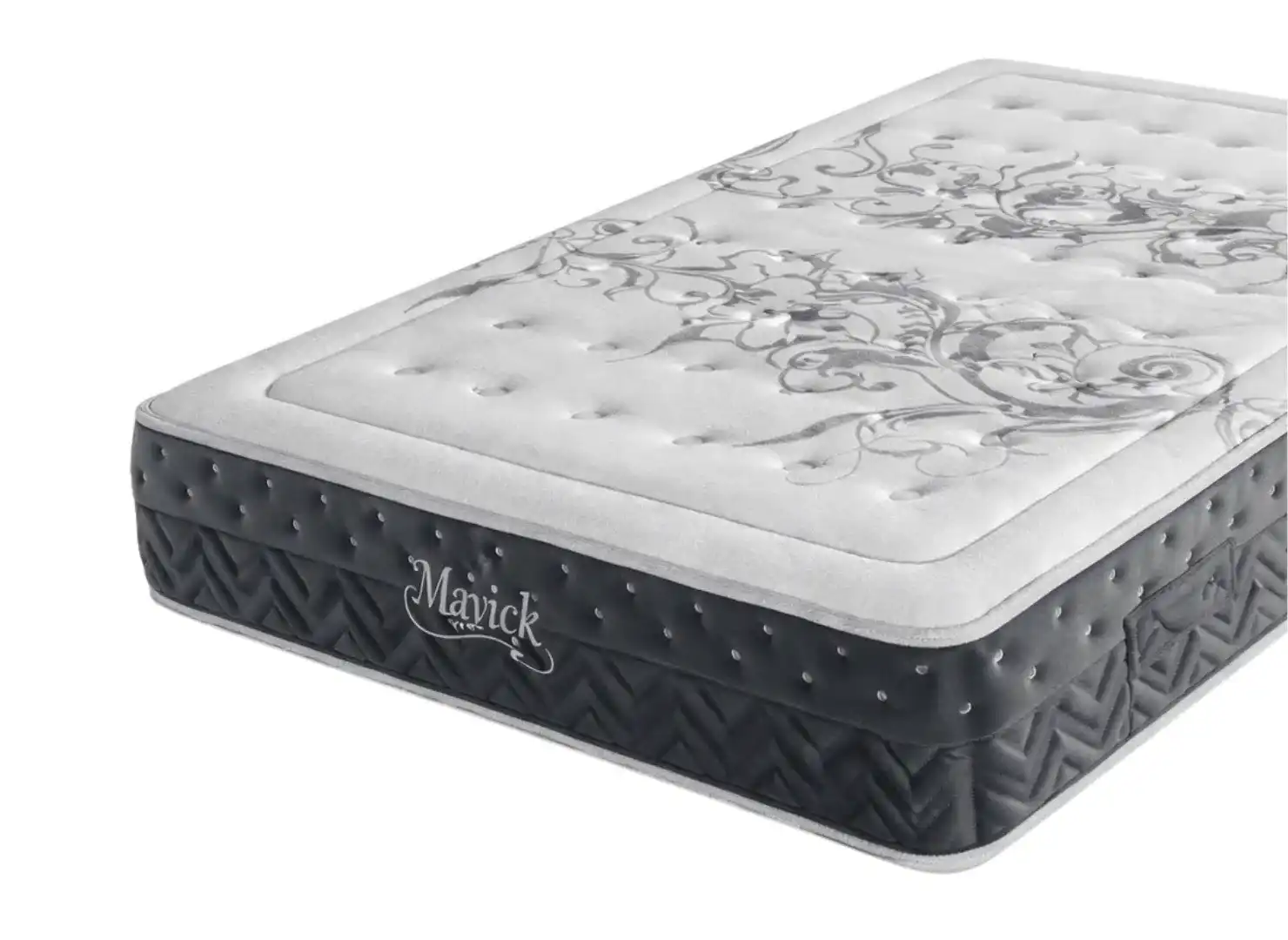 colchón mavick con diseño elegante, muelle ensacado viscoelástica y viscogel