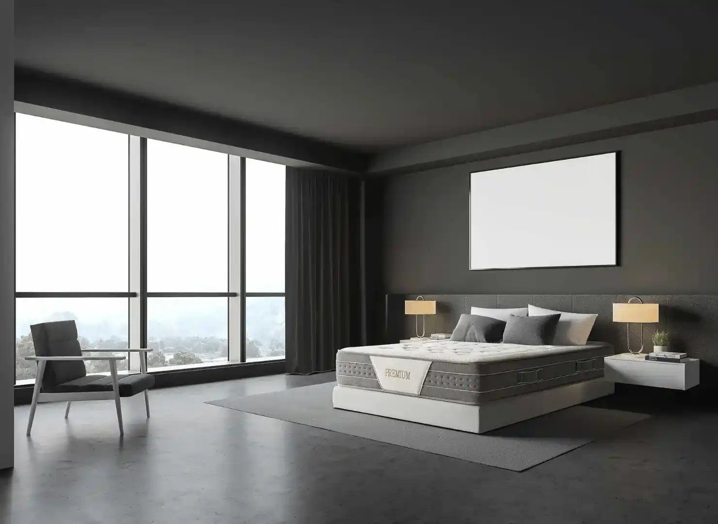 Colchón Premium en ambiente diseñado para descanso estable y duradero