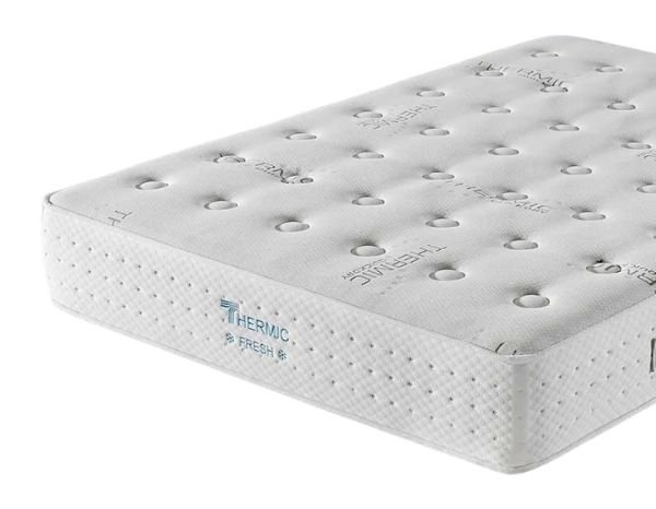 Colchón Thermic viscoelástico con tejido de efecto frío y alta transpirabilidad para dormir con menos calor