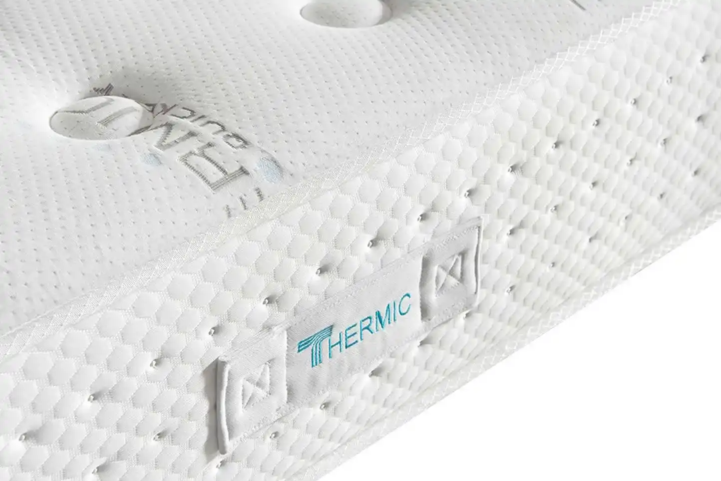 Vista lateral del colchón thermic