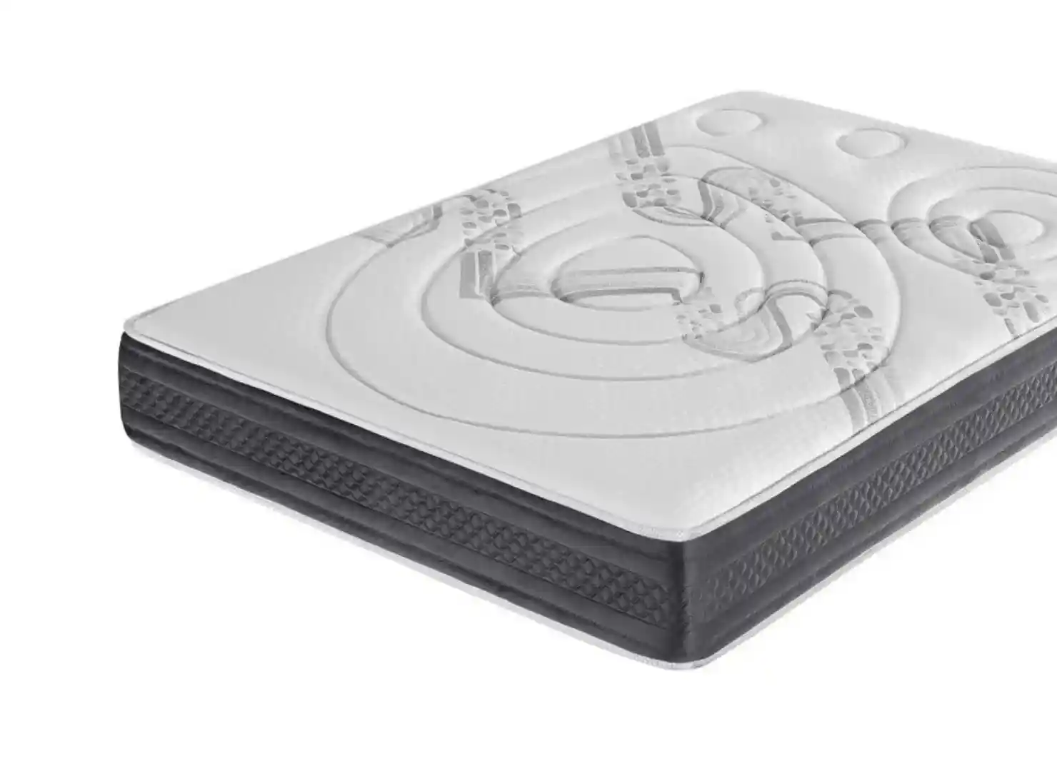 Colchón Maxter hipoalergénico con núcleo firme y diseño transpirable para descanso saludable.