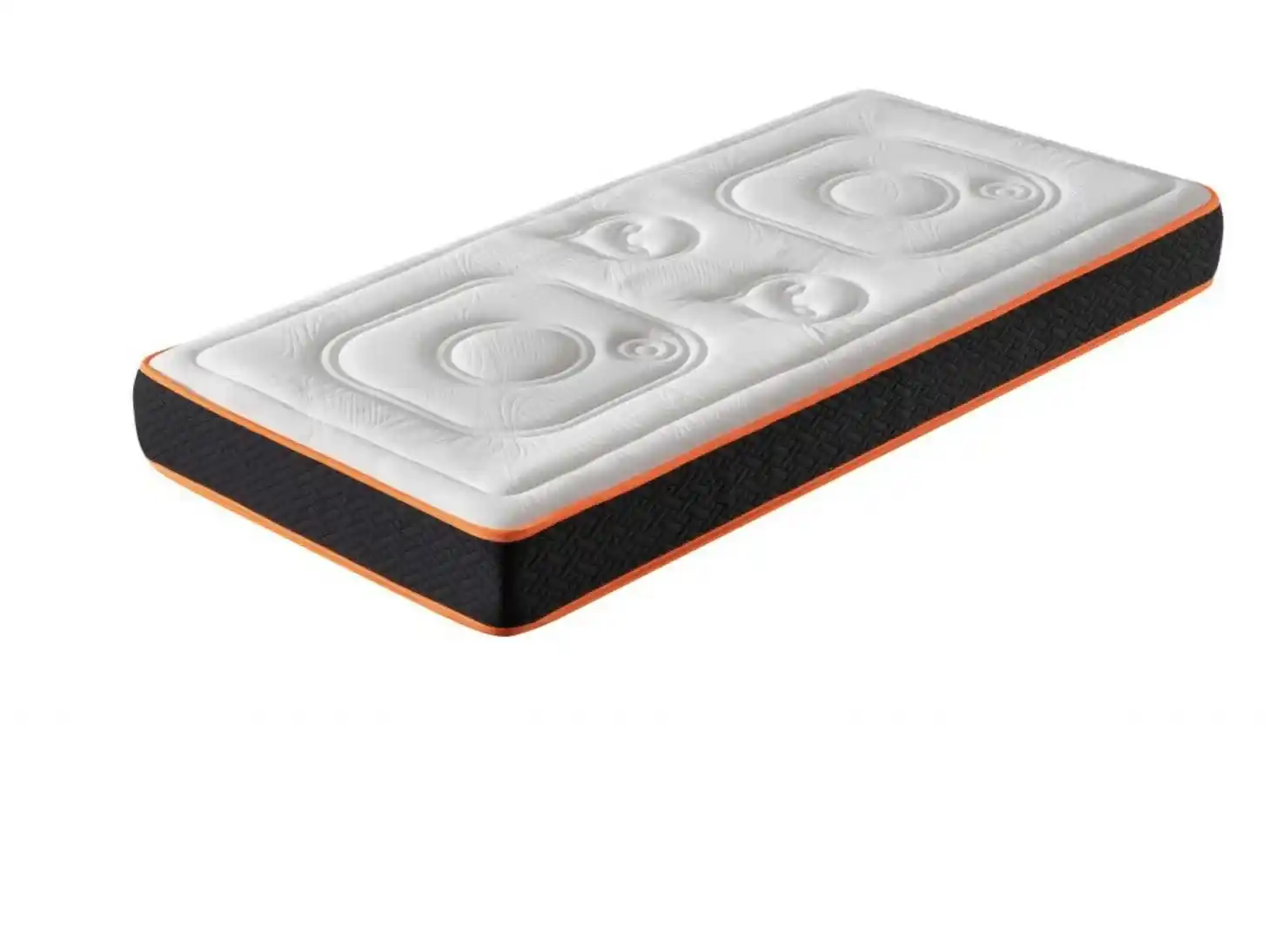 Colchón Inwa juvenil de muelles ensacados con ViscoConfort y tejido Stretch 300g para camas nido