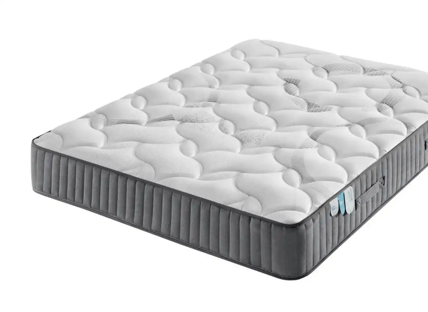 Colchón Twins de muelles Bonell con viscoelástica en ambas caras y tejido Stretch 350g.