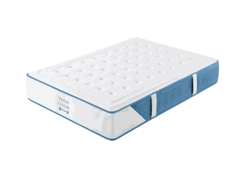 Colchón Vostock de Muelle ensacado pensado para personas calurosas y es ideal para canapés con soporte 3D transpirable