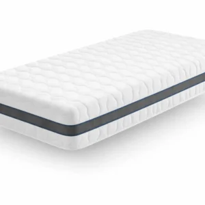 Colchón Ártico Bilox para cama articulada con núcleo HR y viscoelástica sobre fondo blanco