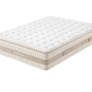 Colchón Havenly 32 cm con muelles ensacados LBI y 7 zonas de confort sobre fondo blanco