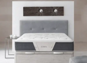 Pack canapé danubio y colchón eden en habitación de lujo